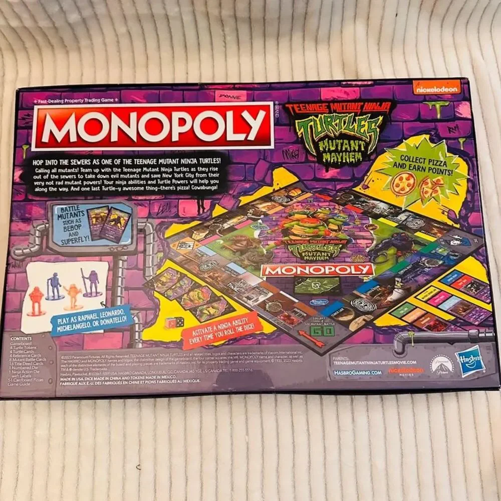 TMNT Monopoly Game New